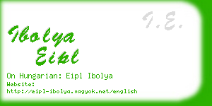 ibolya eipl business card